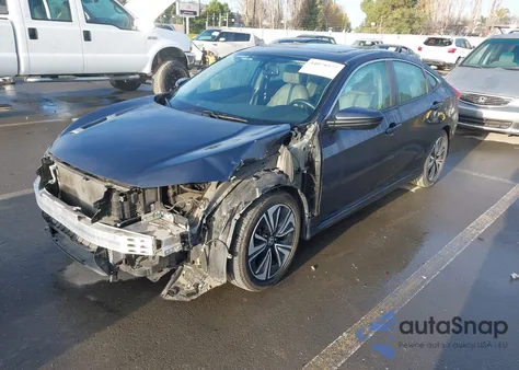 2017 Honda Civic Ex-L from USA, damaged, VIN 19XFC1F70HE208149